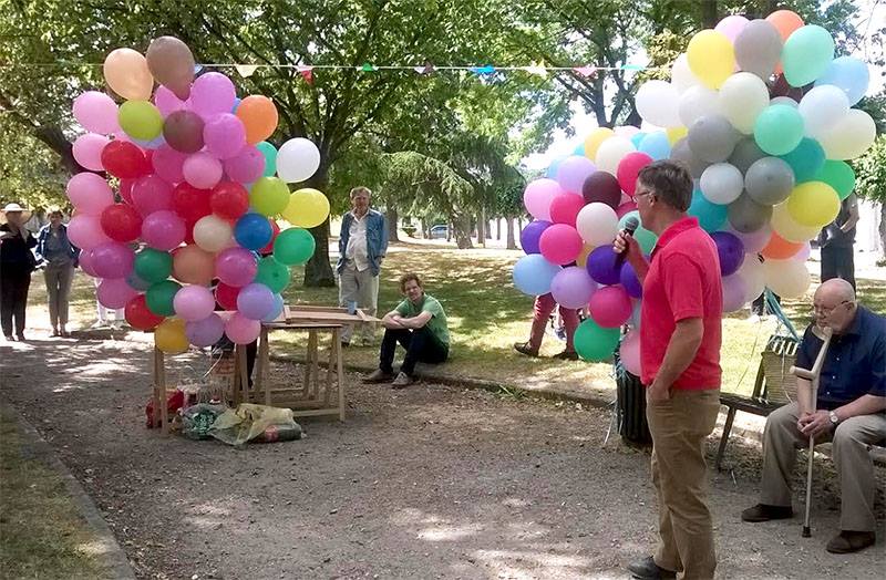 Fête de l'inauguration boïte à livre