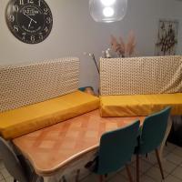 Les coussins des banquettes